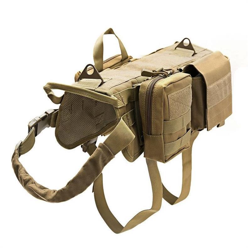 Giubbotto tattico per cani con sistema Molle regolabile militare