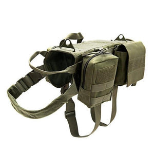 Giubbotto tattico per cani con sistema Molle regolabile militare
