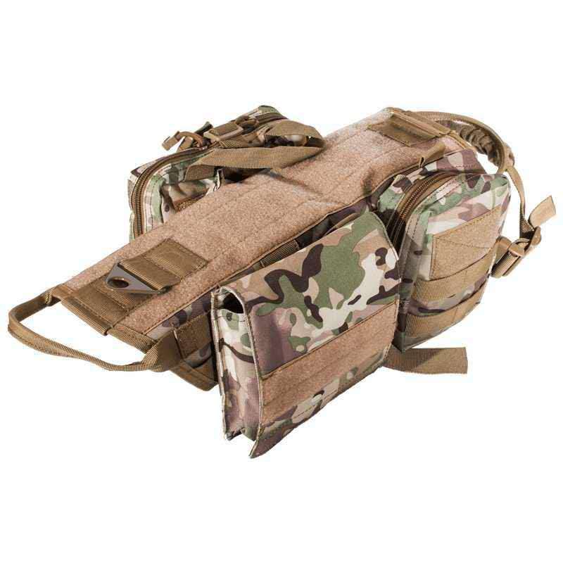 Giubbotto tattico per cani con sistema Molle regolabile militare